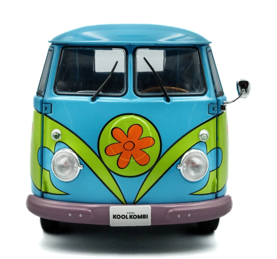 SOLIDO - Volkswagen Combi with trailer - "Flower Power"