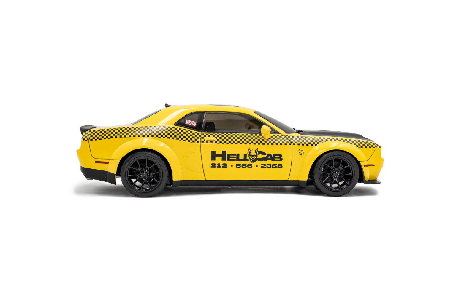 Solido 1:18 2023 Dodge Challenger SRT Hellcat Redeye Widebody NYC Hellcab – Yellow S1805716