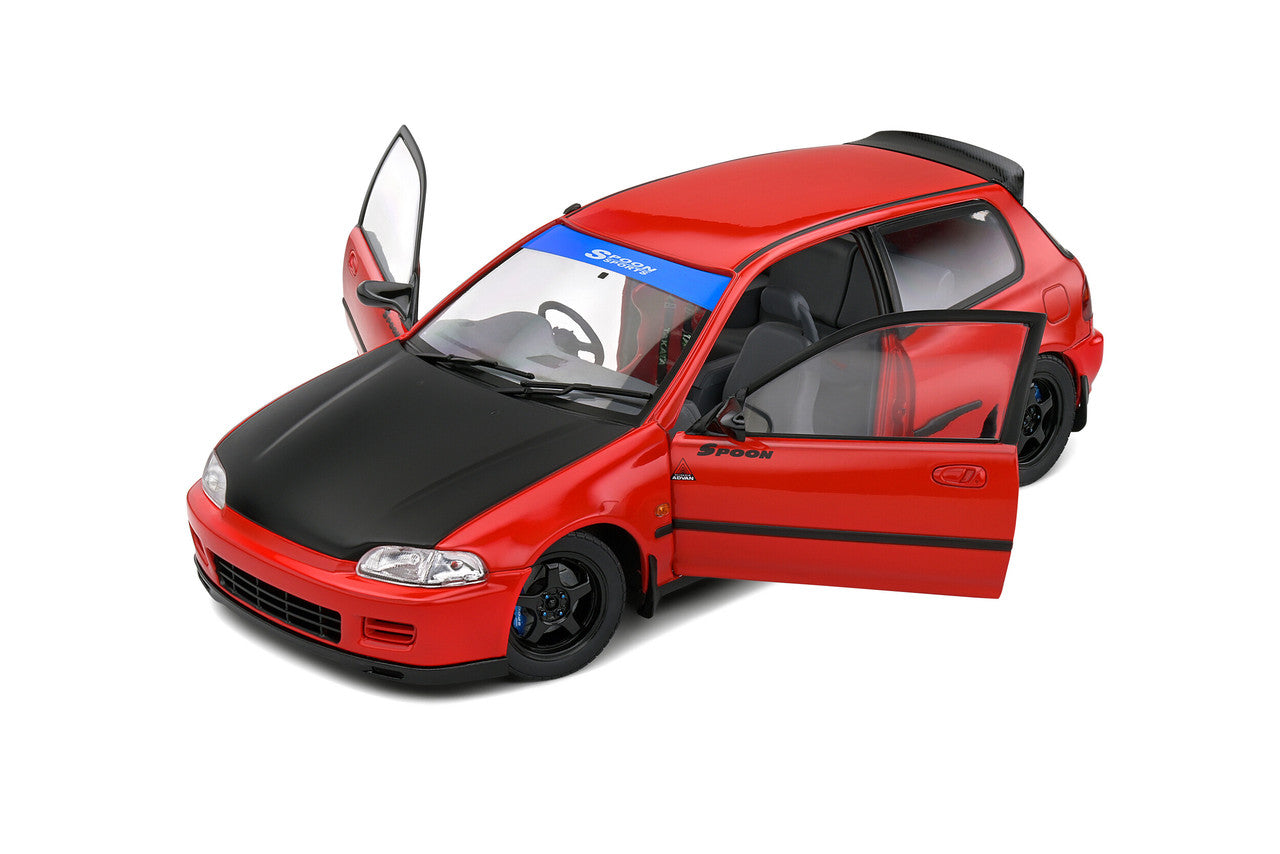 1991 Honda Civic (EG6) Spoon Version Rouge – Solido 1:18 – S1810403