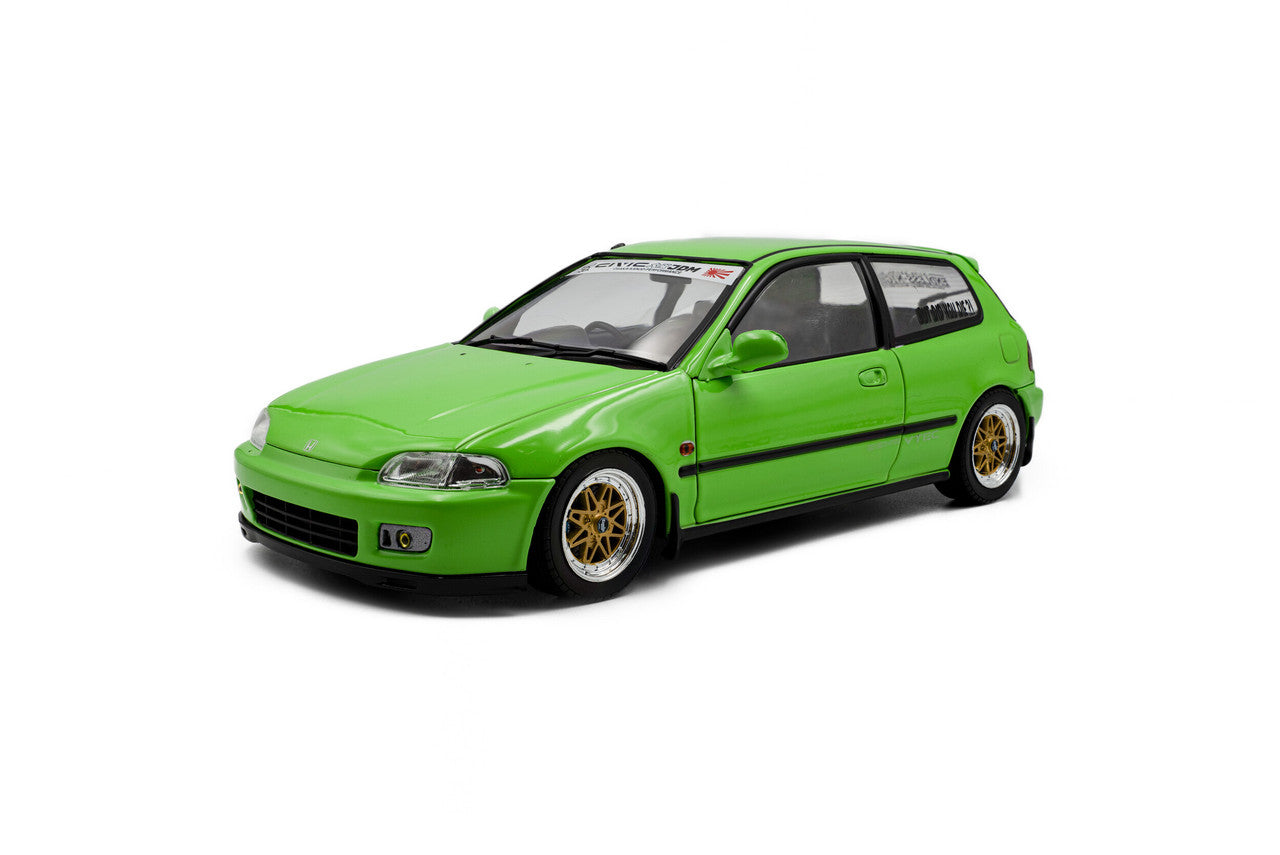 Honda Civic EG6 1991 Vert Néon 1:18 – Solido S1810408