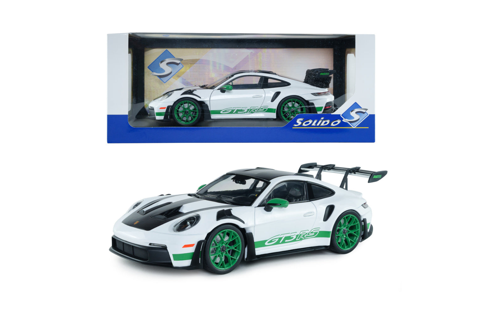 Solido 1:18 Porsche 911 GT3 RS Tribute to Carrera RS Package 2024 – White – S1812107
