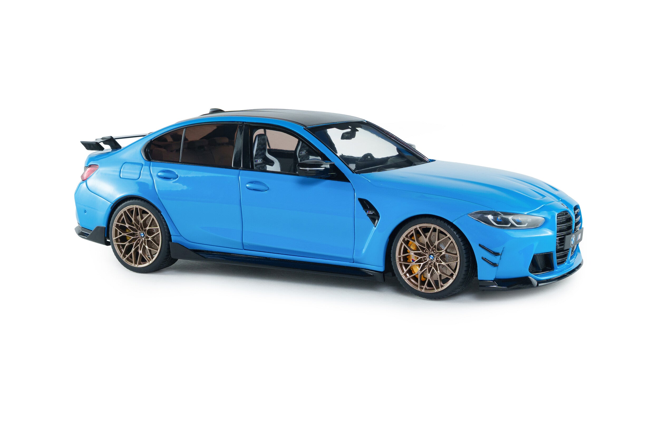 BMW M3 Performance Parts 2024 – Bleu Daytona Beach – Solido 1:18 – S1814303