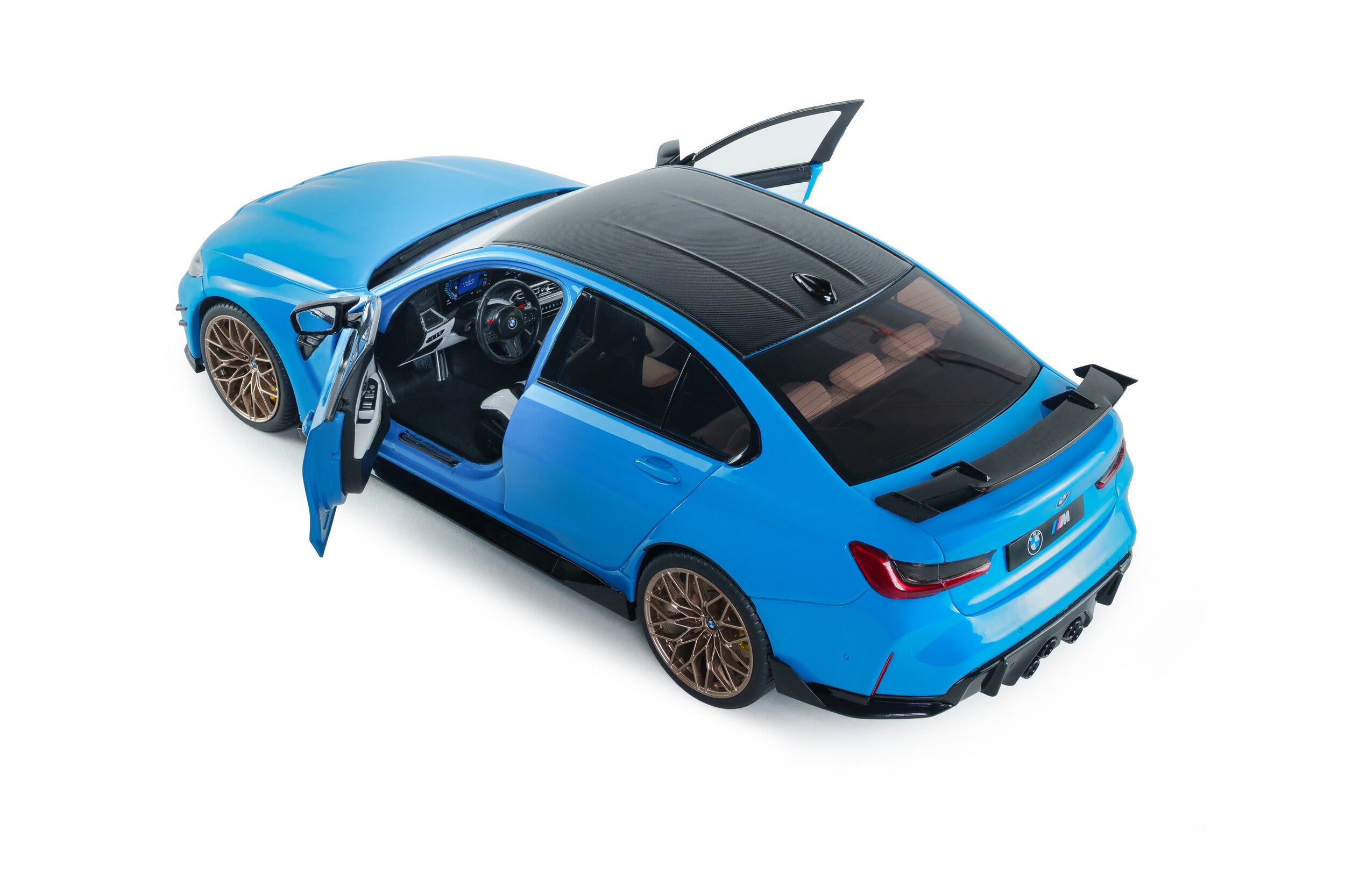 BMW M3 Performance Parts 2024 – Bleu Daytona Beach – Solido 1:18 – S1814303