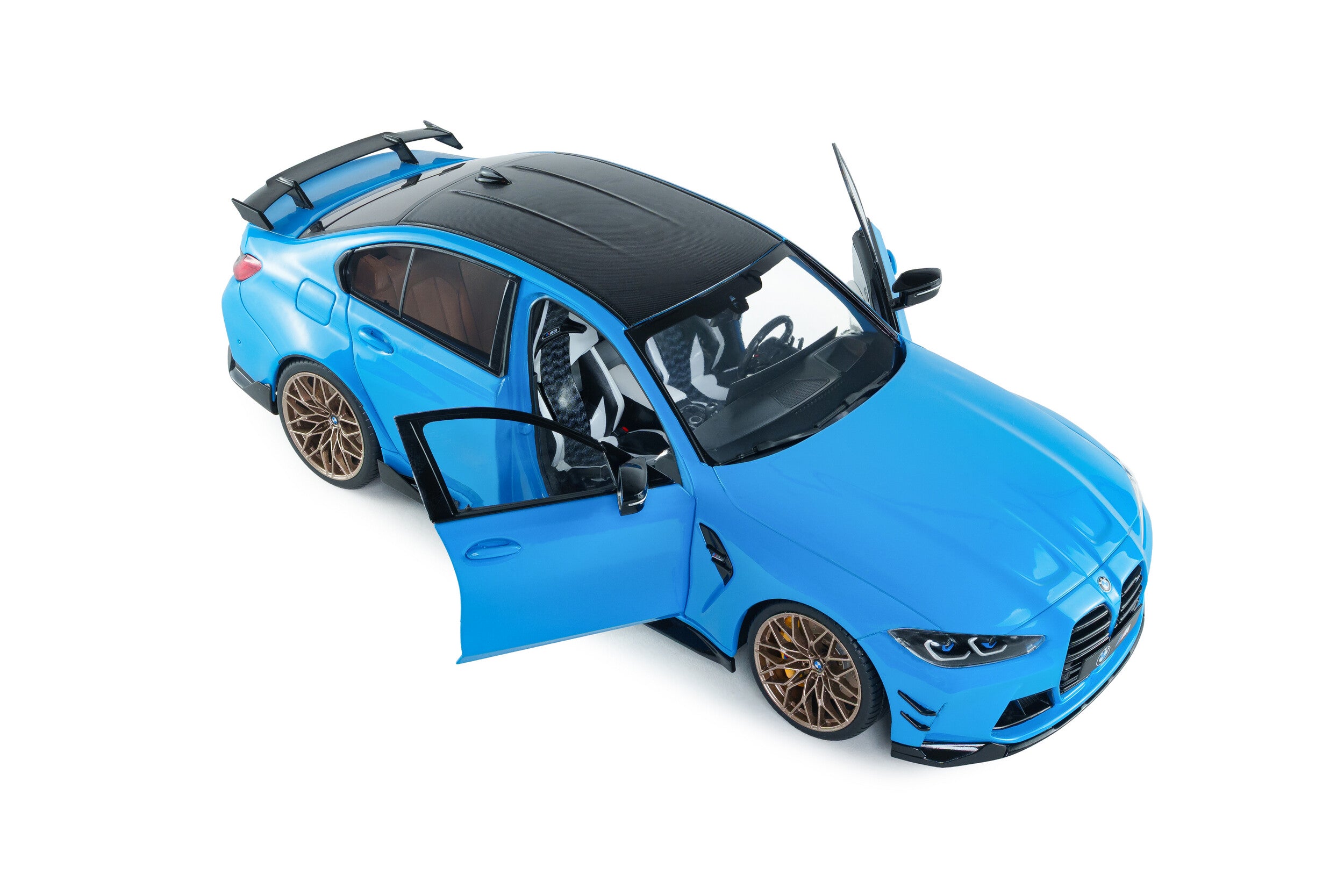 BMW M3 Performance Parts 2024 – Bleu Daytona Beach – Solido 1:18 – S1814303
