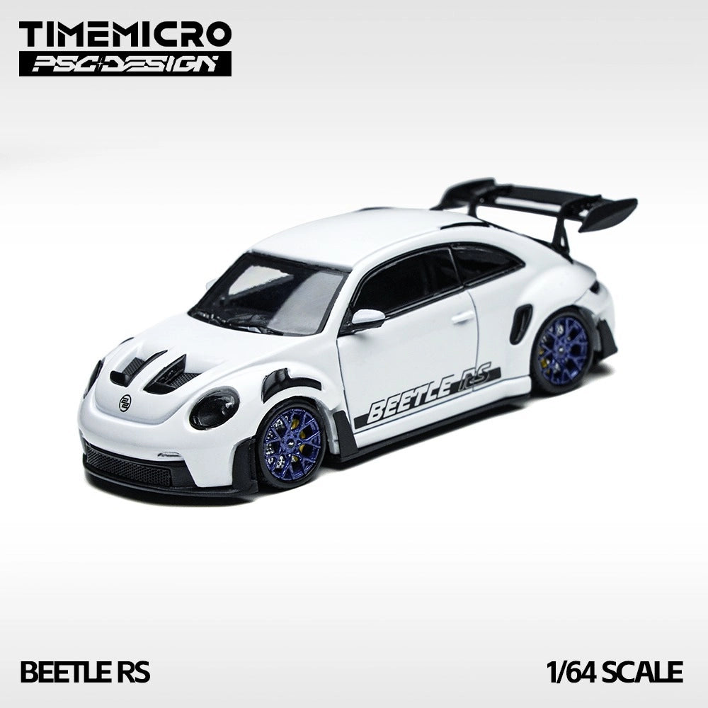 TimeMicro & PSC DESIGN 1:64- Volkswagen Beetle-Concept White TM647901