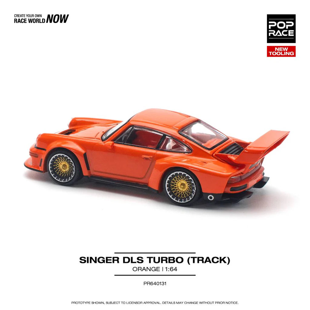 POPRACE 1/64 - Singer DLS Turbo (Track) - Orange - PR640131