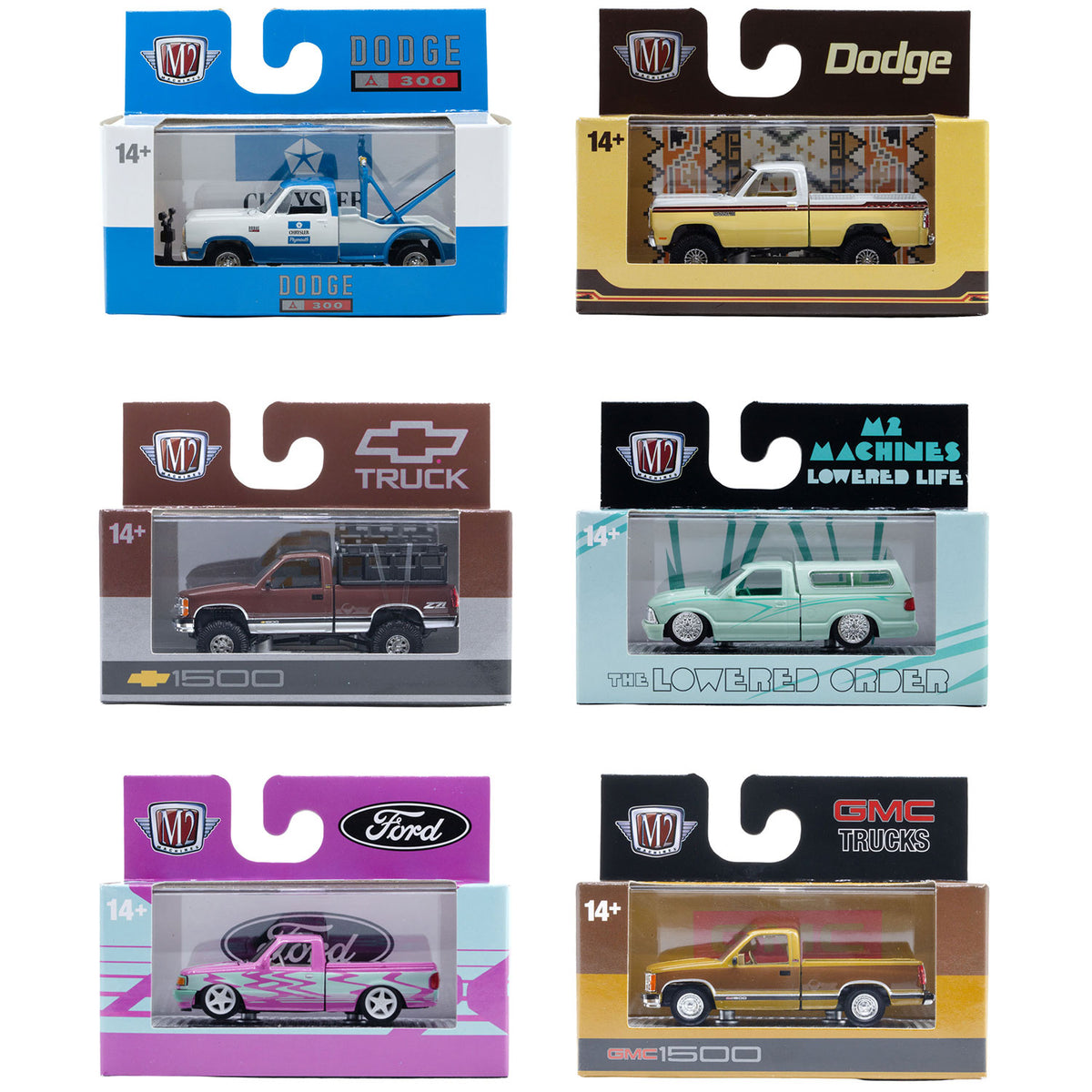 M2 Machines 1:64 1995 Ford Ranger – Rose – Auto-Thentics Release 111 – 32500-111-E
