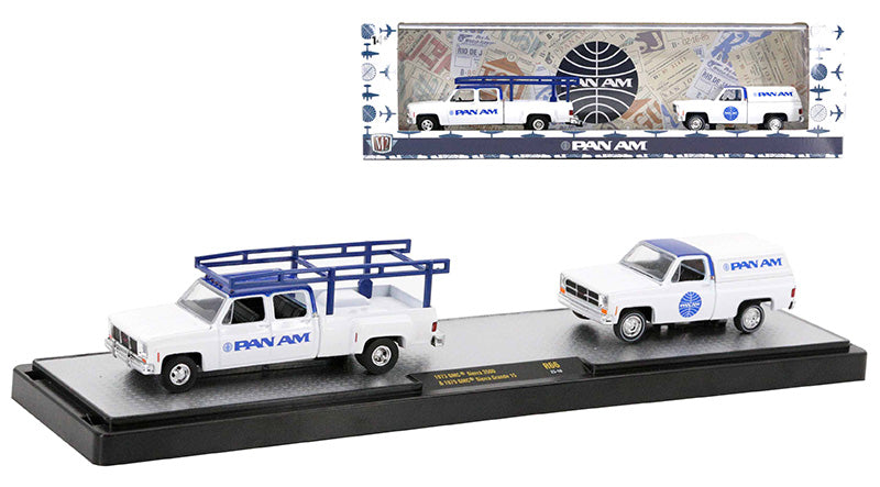 1973 GMC Sierra 3500 & 1975 GMC Sierra Grande 15 "PAN AM"