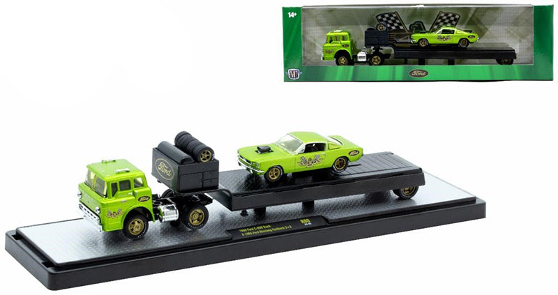 Auto-Haulers Release 80 - Ford 1968 C-950 hauling a 1966 Ford Mustang 2+2