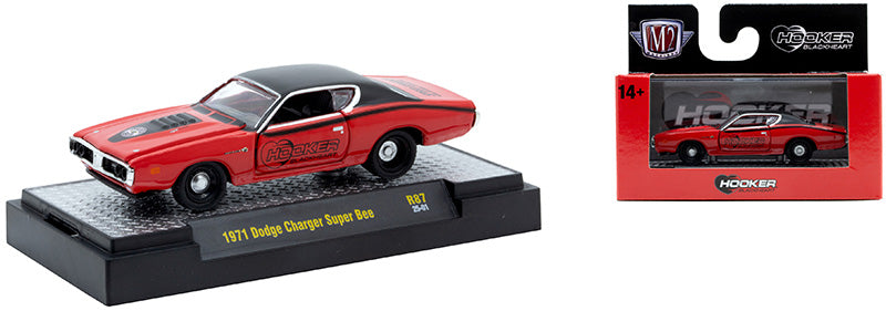 Hooker Blackheart - 1971 Dodge Charger Super Bee (M2 Machines-Detroit-Muscle Release 87)