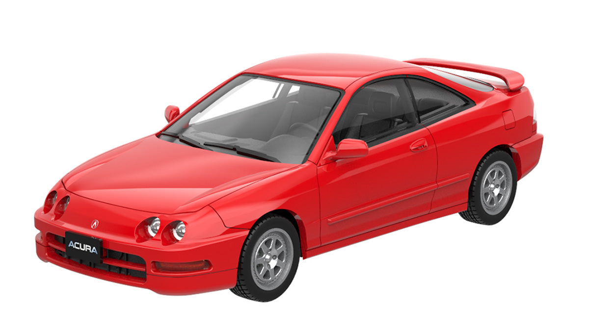 1994 Acura Integra GS-R Milano Red with Custom Wheels Tokyo Torque Series 10 GreenLight 1:64 – GL235110-E