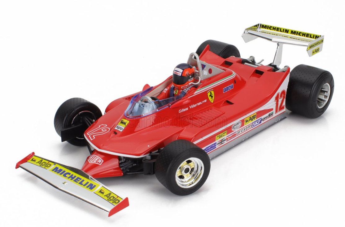 1979 SOUTH AFRICA GRAND PRIX, GILLES VILLENEUVE - FERRARI - F1 312T4 N 12 WINNER (WITH PILOT)
