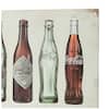 COCA-COLA EVOLUTION EMBOSSED TIN SIGN 30x9.5