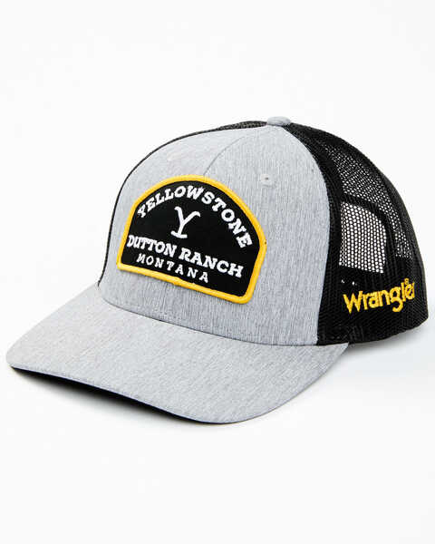 Wrangler Yellowstone Patch Grey Ball Cap