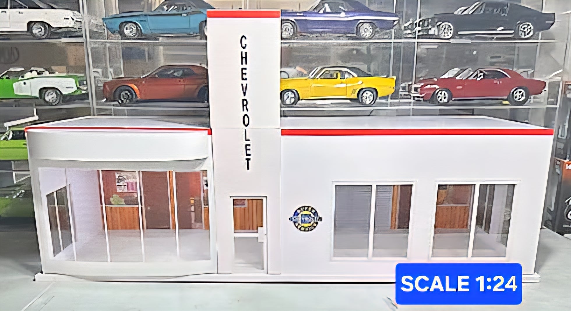 YCID 1:24 Scale-Yenko Sportscars Dealership Diorama