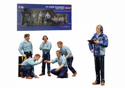 "Pit Crew" Figurines Team Tyrrell 1976