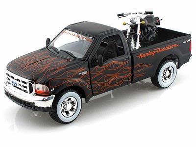 Ford F-350 1999 & Harley-Davidson FXSTB "Night Train" 2002