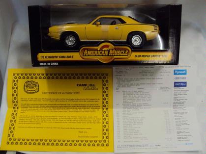Plymouth Cuda 440-6 1970 "Club Mopar Cruisin&