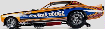 Dodge Charger 1971 Funny Car "Tom Hoover - White Bear Dodge"