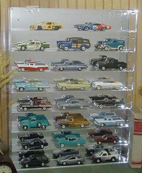 Display Case For 24 cars 1/32 WITH Verticals Separators