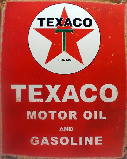 Texaco Motor Oil & Gasoline