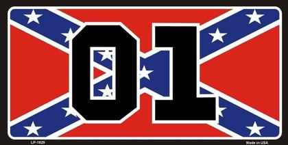 01 - Dukes Of Hazzard - Confederate Flag Vanity