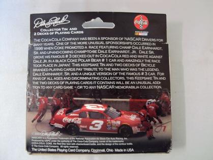 2 Jeux de cartes à jouer Dale Earnhardt Sr.
