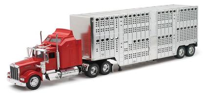 Kenworth W900 avec Remorque pour Animaux