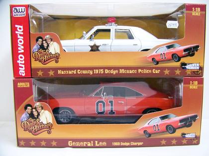 Combo Dukes of Hazzard Dodge Charger 1969 and Dodge Monaco 1975