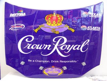 Crown Royal - NASCAR Plastic Car Hood Replica