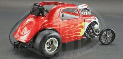 Fiat Topolino Flamed Altered Dragster Tom&
