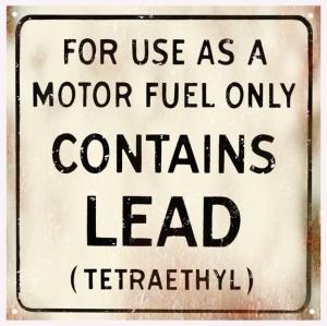For Use As A Motor Fuel Only Contains Lead Warning