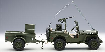 Jeep Willys (With Trailer and accessories)