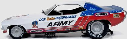 Plymouth Cuda 1973 Don Prudhomme "Army" Funny Car