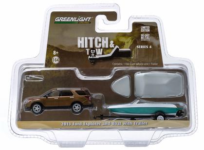 Ford Explorer 2013 with Boat and Trailer - Hitch & Tow Series 4