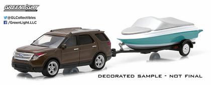Ford Explorer 2013 with Boat and Trailer - Hitch & Tow Series 4