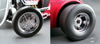 Set of 4 Drag Style Wheels/Tires