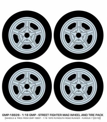 Street Fighter Mag Wheel and Tire Pack Set