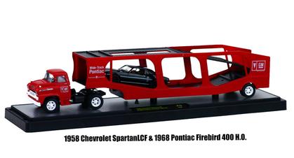 1958 Chevrolet Spartan LCF with 1968 Pontiac Firebird 400 H.O