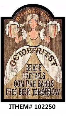 Pub sign "OCTOBERFEST" 16x24