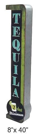 Illuminated double-sided sign (Led bulbs) -TEQUILA-