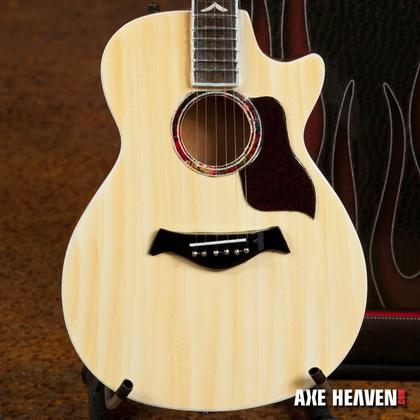 Classic Spruce Top Cutaway Acoustic Miniature Guitar Replica Collectible