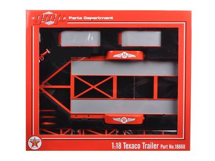 Remorque Trailer Texaco Avec étagère à pneu