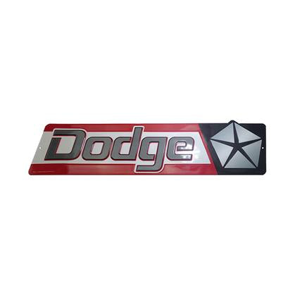 DODGE / CHRYSLER EMBOSSED TIN SIGN 20"x5"