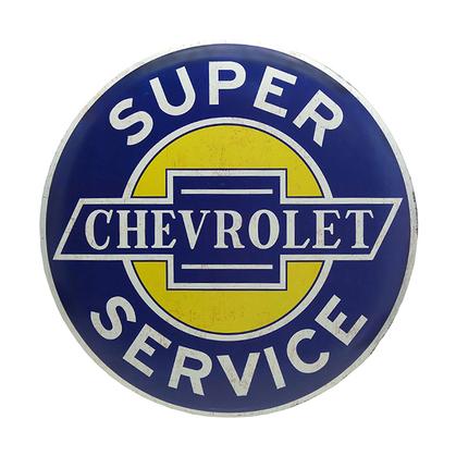 CHEVROLET TIN BUTTON 24"x24"