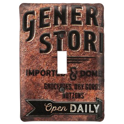 GENERAL STORE SWITCH PLATE 3.5&quot;x5&quot;