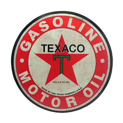 TEXACO TIN BUTTON 24"x24"