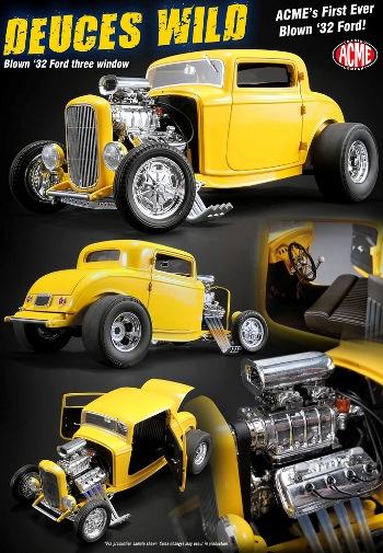 1932 Ford Hot Rod 3 windows