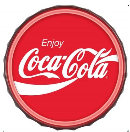 "Coca-Cola" Sign with Neon LED 12"
