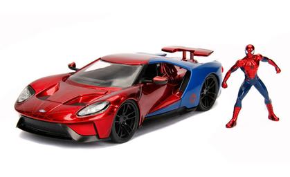 2017 Ford GT with Spider-Man Figure